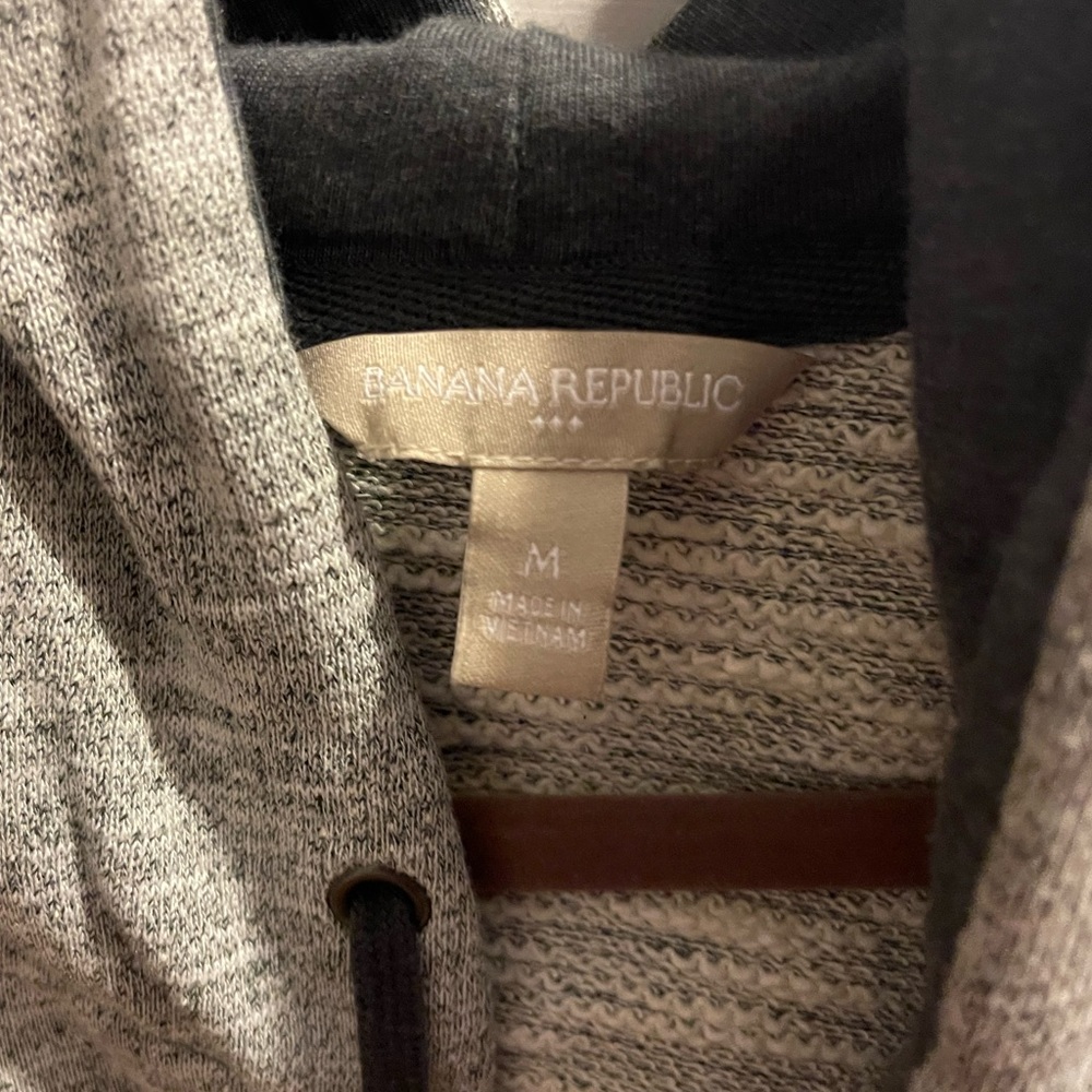 Banana Republic Gray Hoodie Size M - Picture 4 of 4